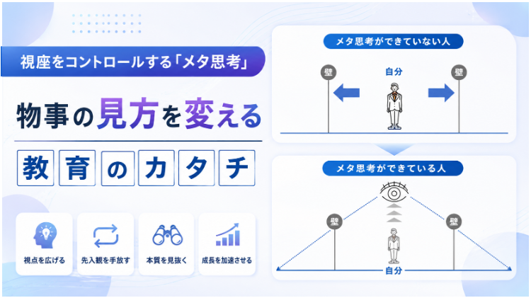vol.11 視座をコントロールする「メタ思考」 物事の見方を変える教育のカタチ